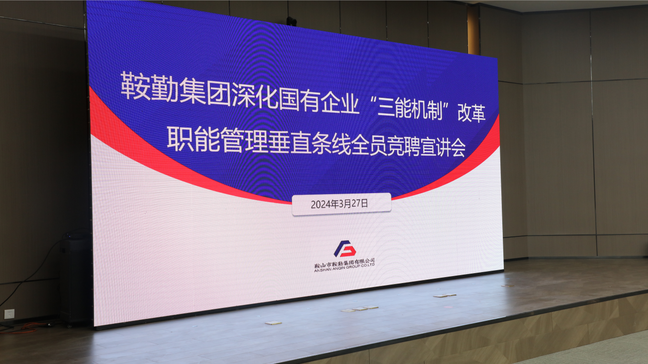 擔國企改革之任，行三能機制之責，走鞍勤振興之路